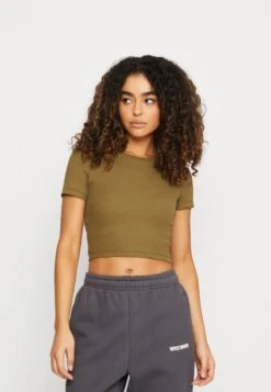 Even&Odd 3 PACK - T-Shirt Basic - White/black/olive -Even And Odd Verkaufsgeschäft e249d1253efd47b9bf362c9c44cb4c7b