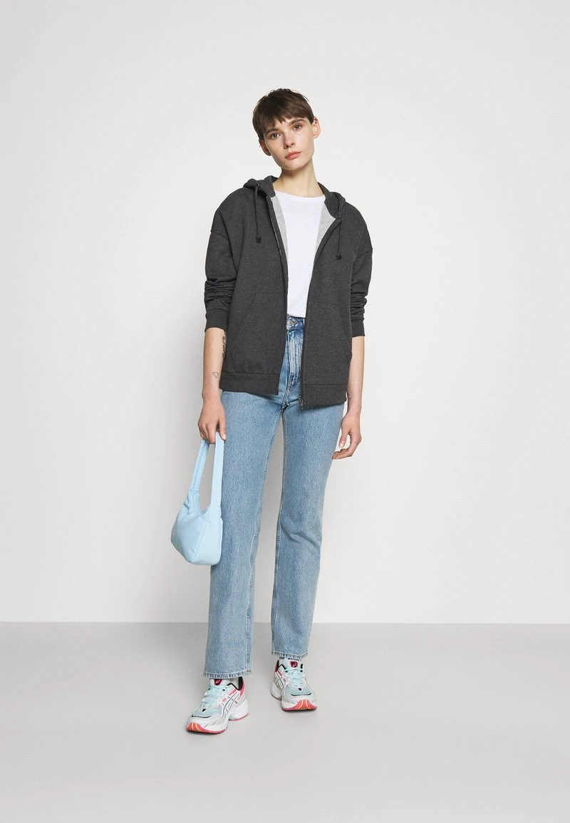 Even&Odd Sweatjacke - Mottled Dark Grey 2 Even&Odd Sweatjacke - Mottled Dark Grey – Bild 2