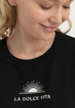 T-Shirt Print - Black -Even And Odd Verkaufsgeschäft e9208b06d88d4e6383d4db46fe4d01d8