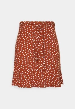 Even&Odd Minirock - Brown/white -Even And Odd Verkaufsgeschäft eccf33f5c38649bf89100d9c33a2164b