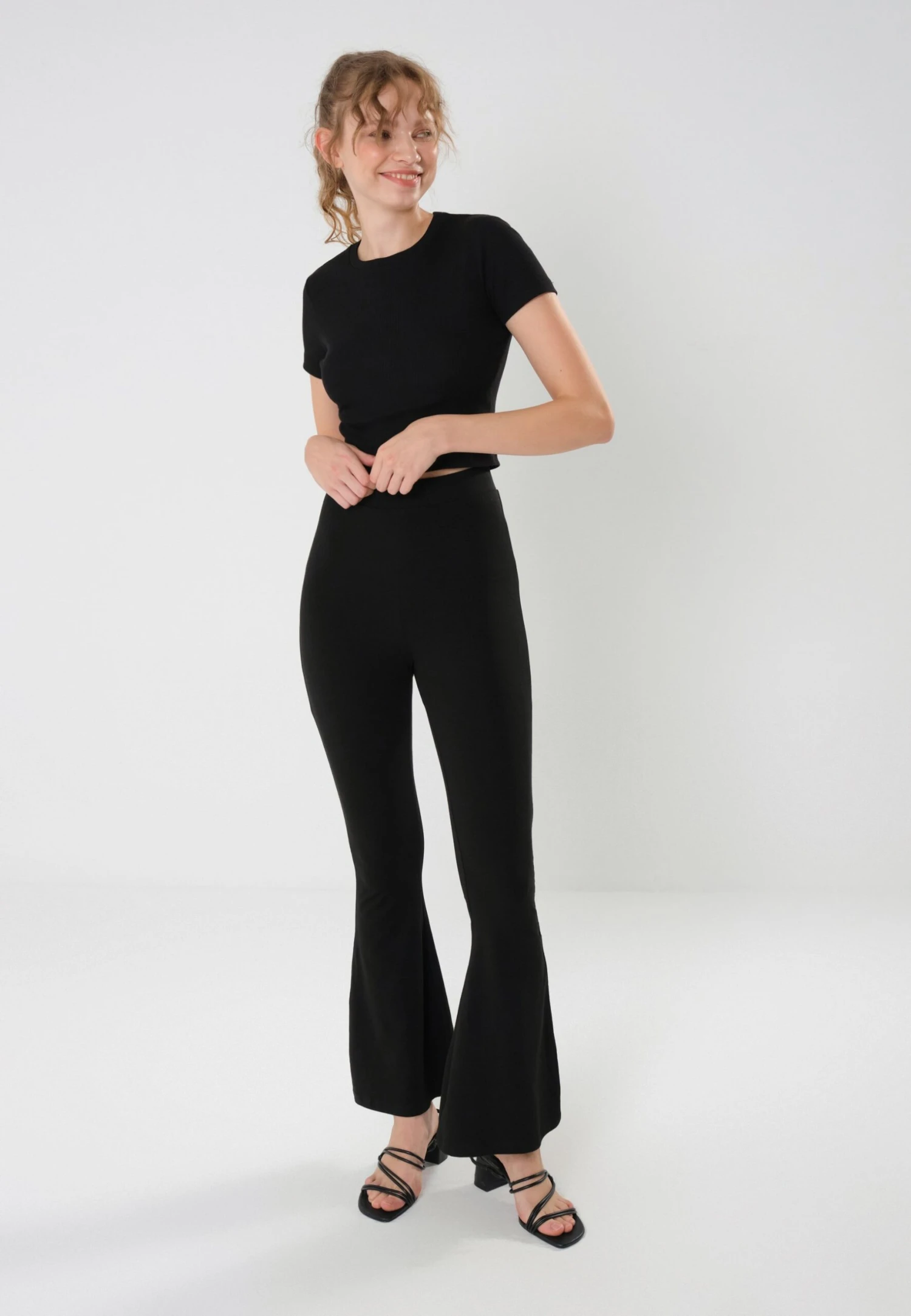 Even&Odd 2 PACK - Trousers - Black 1 Even&Odd 2 PACK - Trousers - Black