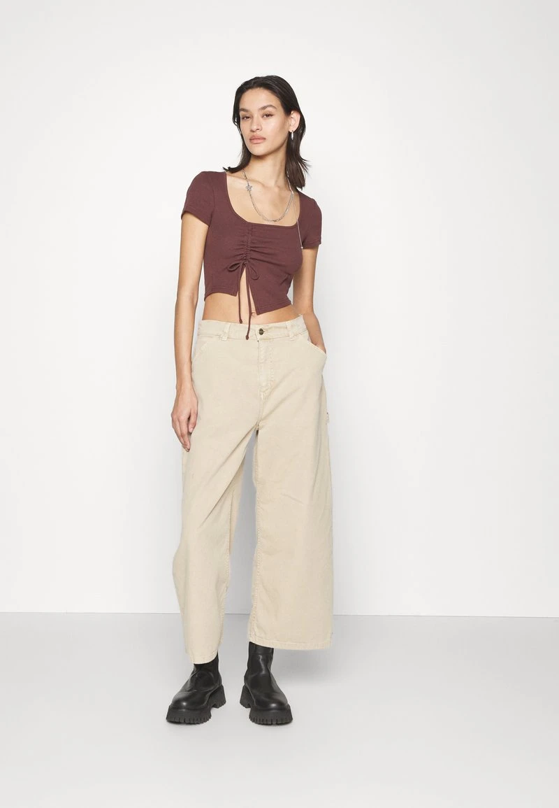 Even&Odd T-Shirt Print - Brown 5 Even&Odd T-Shirt Print - Brown – Bild 5